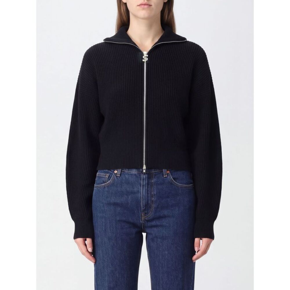 Sportmax Women Sportmax Hooded Wool And Cashmere Blend Zip-Up Cardigan
